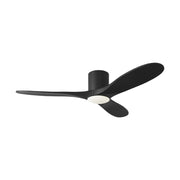 Visual Comfort 3MAVHSM52D Maverick Smart 52" Ceiling Fan with LED Light Kit-Matte Black with Midnight Black Blades