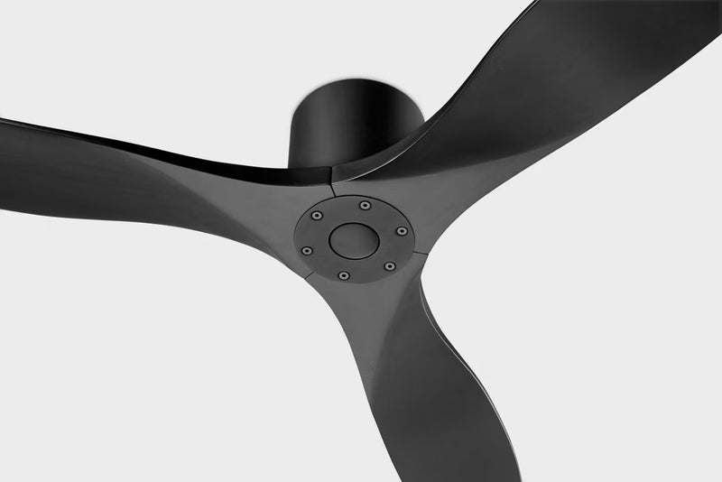Visual Comfort 3MAVHSM52 Maverick Smart 52" Hugger Ceiling Fan-Matte Black with Midnight Black Blades