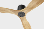 Visual Comfort 3MAVHSM52 Maverick Smart 52" Hugger Ceiling Fan-Matte Black with Natural Honey Blades