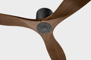 Visual Comfort 3MAVHSM52 Maverick Smart 52" Hugger Ceiling Fan-Matte Black with Dark Walnut Blades