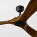 Monte Carlo Maverick Smart 60" Ceiling Fan-Midnight Black with Dark Walnut Blades