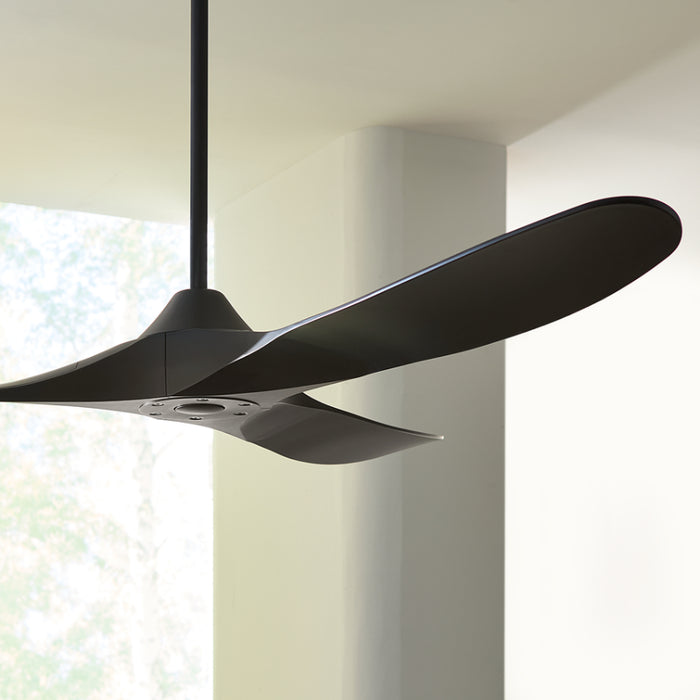 Visual Comfort Maverick Coastal 60" Indoor/Outdoor Ceiling Fan - Midnight Black