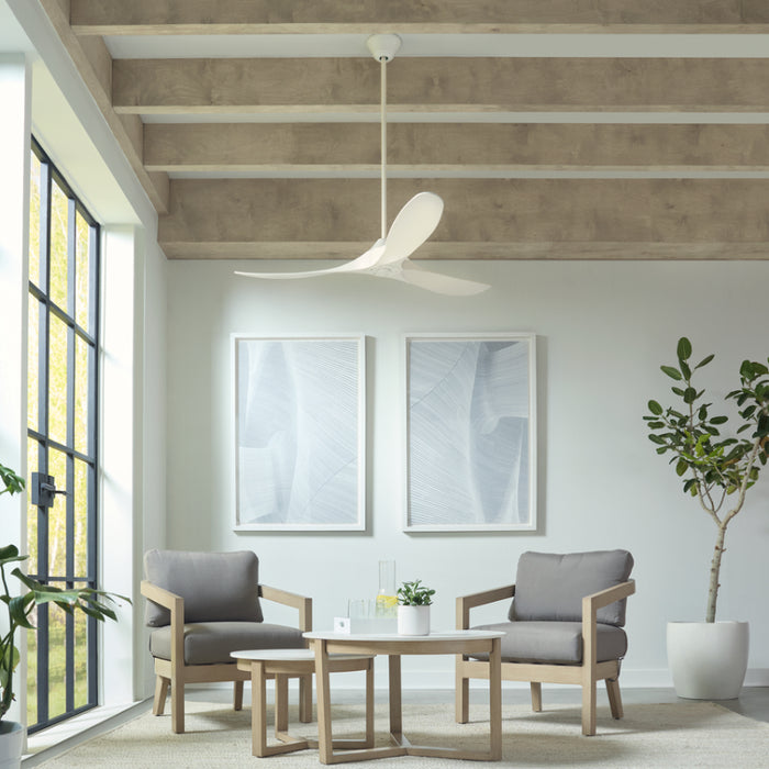 Visual Comfort Maverick Coastal 60" Indoor/Outdoor Ceiling Fan - Matte White