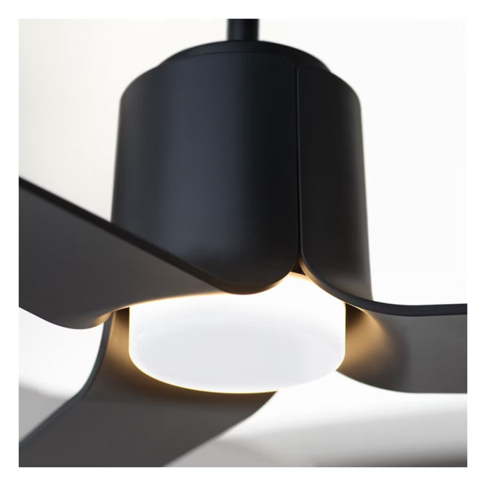 Visual Comfort 3PESM52 Peel Smart 52" Ceiling Fan with LED Light Kit - Midnight Black