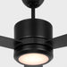 Generation Vision 52" Ceiling Fan with LED Light Kit - Midnight Black with Midnight Black Blades