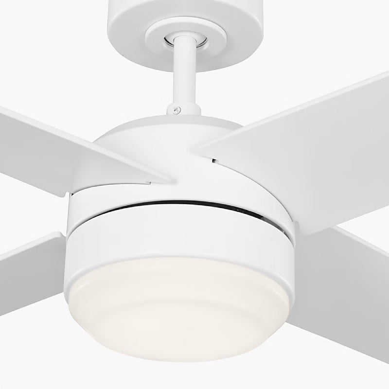 Generation Loni 52" Ceiling Fan with LED Light Kit - Matte White