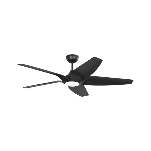 Generation Dellwood Coastal Smart 56" Ceiling Fan with LED Light Kit - Midnight Black