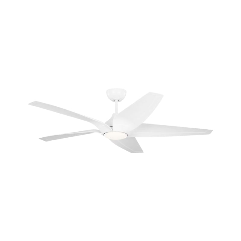 Generation Dellwood Coastal Smart 56" Ceiling Fan with LED Light Kit - Matte White