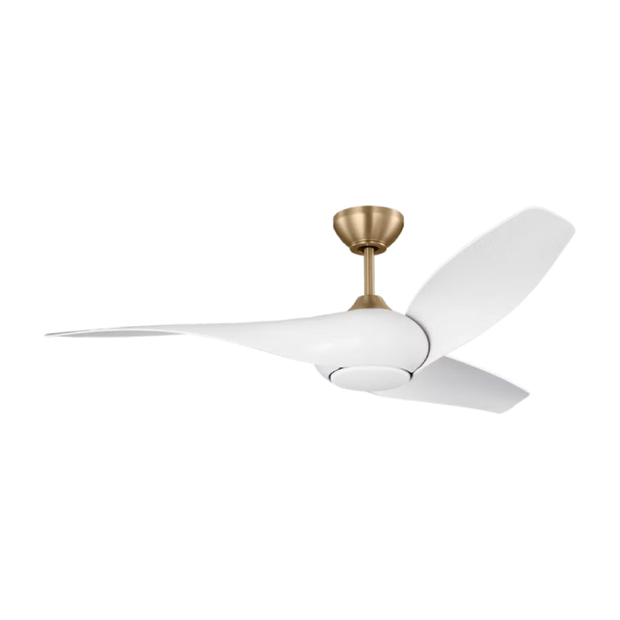Visual Comfort 3TNSM52 Topan Smart 52" Ceiling Fan with LED Light Kit - Burnished Brass