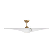 Visual Comfort 3TNSM52 Topan Smart 52" Ceiling Fan with LED Light Kit - Burnished Brass