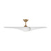 Visual Comfort 3TNSM52 Topan Smart 52" Ceiling Fan with LED Light Kit - Burnished Brass