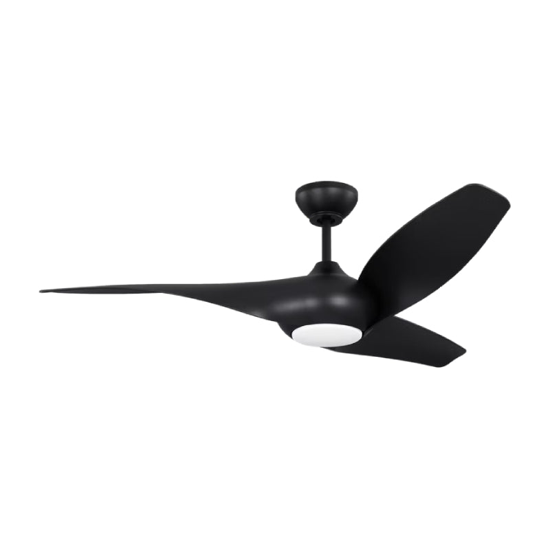 Visual Comfort 3TNSM52 Topan Smart 52" Ceiling Fan with LED Light Kit - Midnight Black