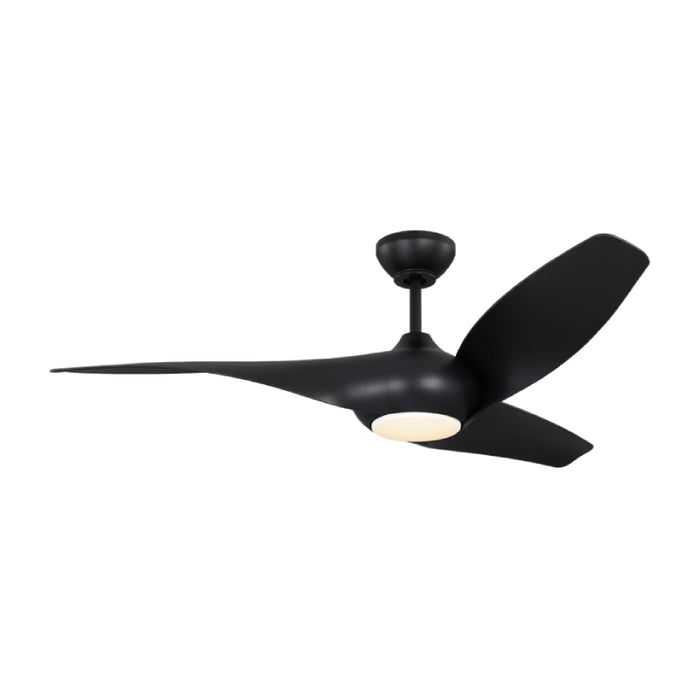 Visual Comfort 3TNSM52 Topan Smart 52" Ceiling Fan with LED Light Kit - Midnight Black
