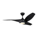 Visual Comfort 3TNSM52 Topan Smart 52" Ceiling Fan with LED Light Kit - Midnight Black