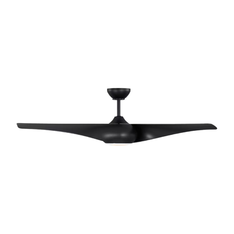 Visual Comfort 3TNSM52 Topan Smart 52" Ceiling Fan with LED Light Kit - Midnight Black