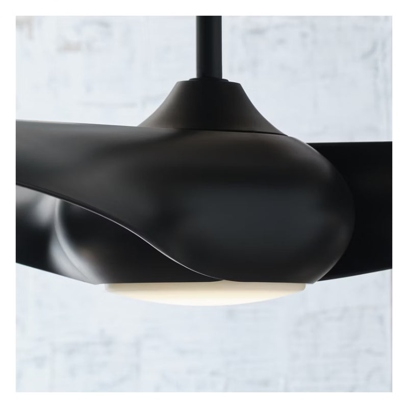 Visual Comfort 3TNSM52 Topan Smart 52" Ceiling Fan with LED Light Kit - Midnight Black