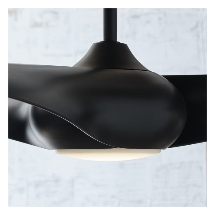 Visual Comfort 3TNSM52 Topan Smart 52" Ceiling Fan with LED Light Kit - Midnight Black