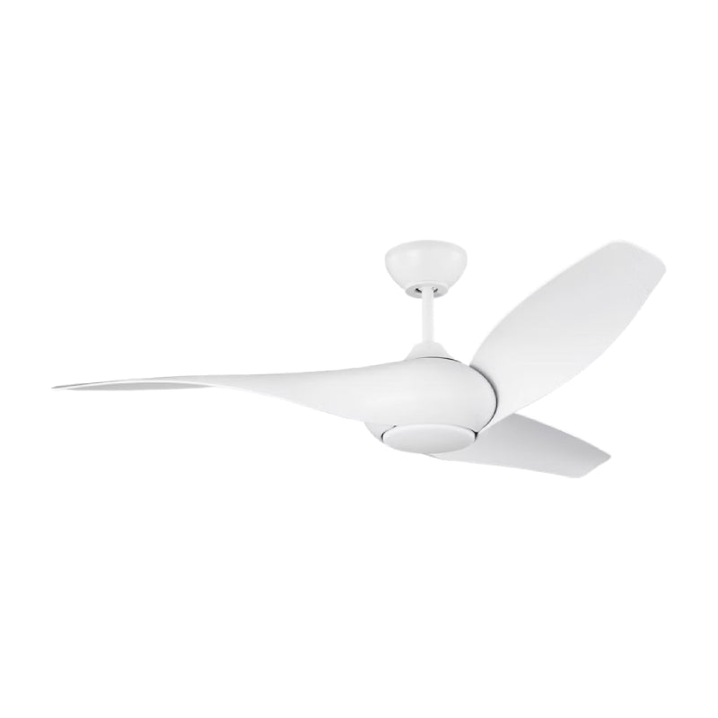 Visual Comfort 3TNSM52 Topan Smart 52" Ceiling Fan with LED Light Kit - Matte White