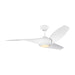 Visual Comfort 3TNSM52 Topan Smart 52" Ceiling Fan with LED Light Kit - Matte White