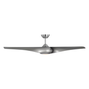 Visual Comfort 3TNSM60 Topan Smart 60" Indoor/Outdoor Ceiling Fan with LED Light Kit - Brushed Steel
