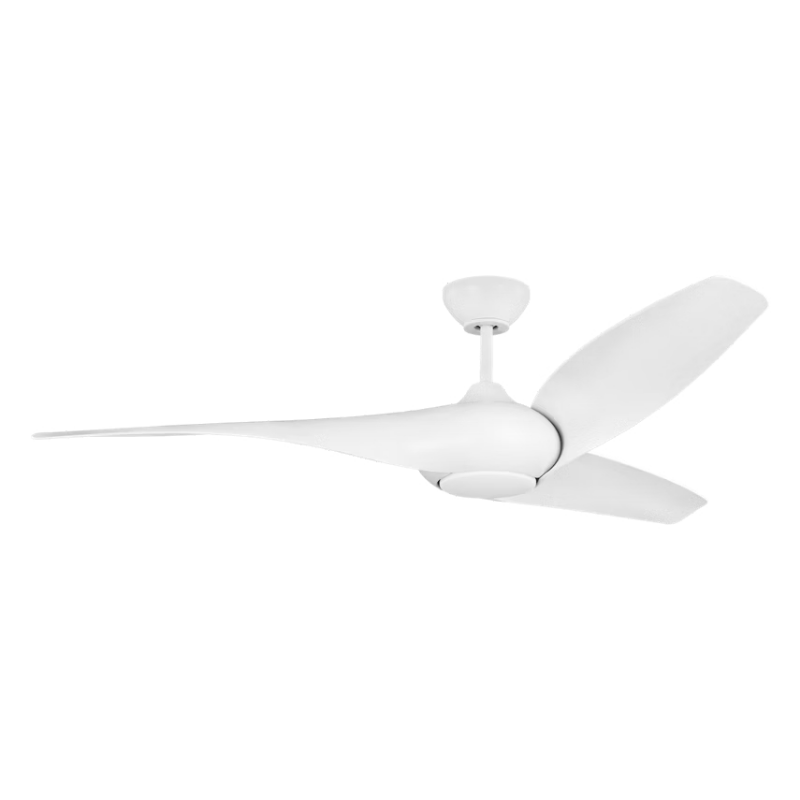 Visual Comfort 3TNSM60 Topan Smart 60" Indoor/Outdoor Ceiling Fan with LED Light Kit - Matte White
