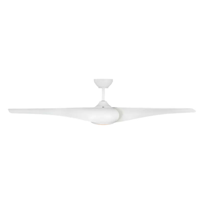 Visual Comfort 3TNSM60 Topan Smart 60" Indoor/Outdoor Ceiling Fan with LED Light Kit - Matte White