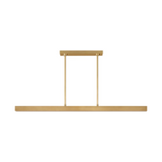 Visual Comfort AKLS242 Maybeck 1-lt 48" LED Linear Chandelier - Hand-Rubbed Antique Brass
