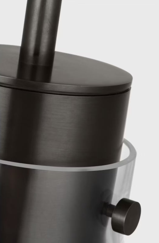 Visual Comfort AKPD595 Morgan 1-lt 12" LED Pendant - Burnished Bronze with Clear Glass