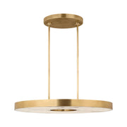 Visual Comfort KWCH70027 Wyllis 36" LED Chandelier - Hand Rubbed Antique Brass