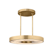 Visual Comfort KWCH70127 Wyllis 1-lt 24" LED Chandelier - Hand-Rubbed Antique Brass