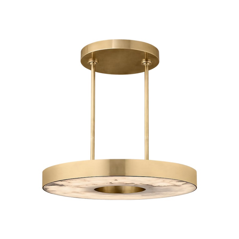 Visual Comfort KWCH70127 Wyllis 1-lt 24" LED Chandelier - Hand-Rubbed Antique Brass