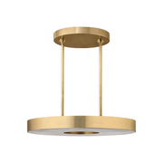 Visual Comfort KWCH70127 Wyllis 1-lt 24" LED Chandelier - Hand-Rubbed Antique Brass