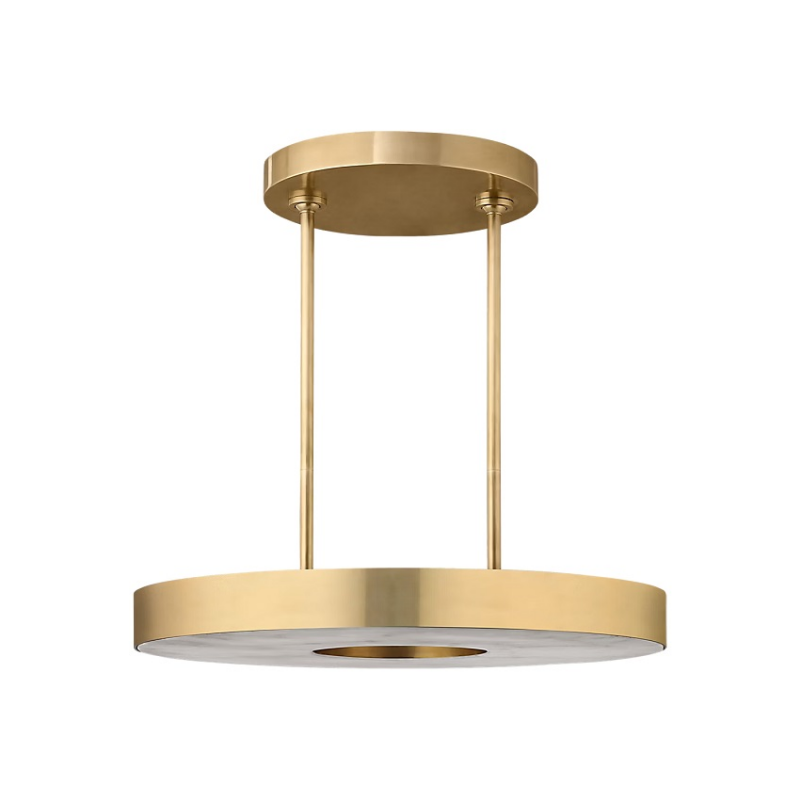 Visual Comfort KWCH70127 Wyllis 1-lt 24" LED Chandelier - Hand-Rubbed Antique Brass