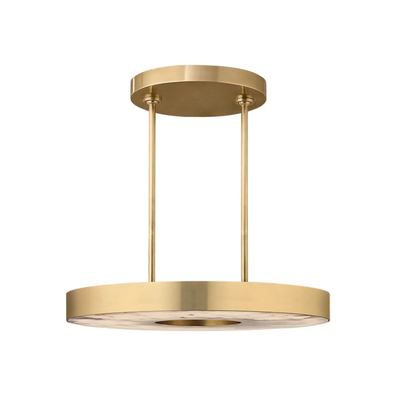 Visual Comfort KWCH70127 Wyllis 1-lt 24" LED Chandelier - Hand-Rubbed Antique Brass
