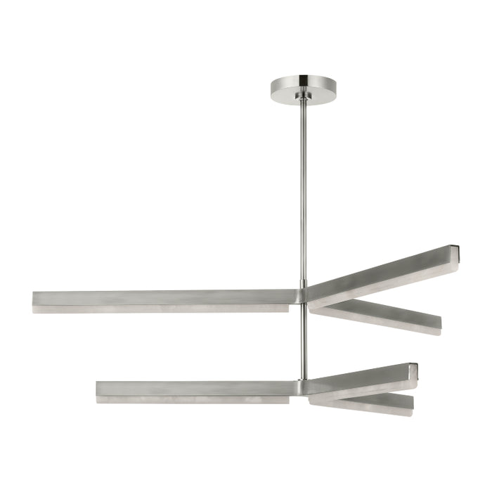 Visual Comfort KWCH704 Linea 4-lt 56" 2-Tier LED Chandelier