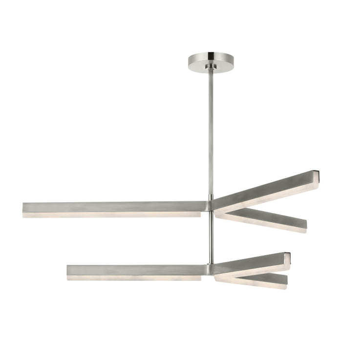 Visual Comfort KWCH704 Linea 4-lt 56" 2-Tier LED Chandelier