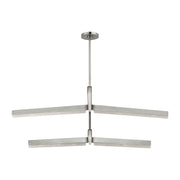 Visual Comfort KWCH704 Linea 4-lt 56" 2-Tier LED Chandelier