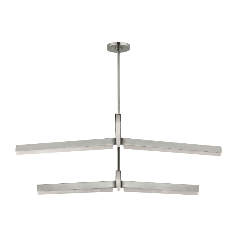 Visual Comfort KWCH704 Linea 4-lt 56" 2-Tier LED Chandelier