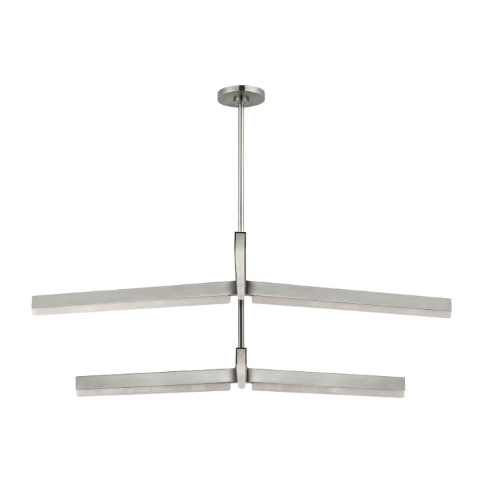 Visual Comfort KWCH704 Linea 4-lt 56" 2-Tier LED Chandelier