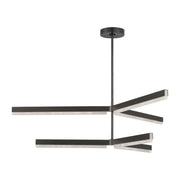 Visual Comfort KWCH704 Linea 4-lt 56" 2-Tier LED Chandelier