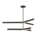 Visual Comfort KWCH704 Linea 4-lt 56" 2-Tier LED Chandelier