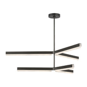 Visual Comfort KWCH704 Linea 4-lt 56" 2-Tier LED Chandelier