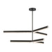 Visual Comfort KWCH704 Linea 4-lt 56" 2-Tier LED Chandelier