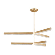Visual Comfort KWCH704 Linea 4-lt 56" 2-Tier LED Chandelier