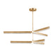 Visual Comfort KWCH704 Linea 4-lt 56" 2-Tier LED Chandelier
