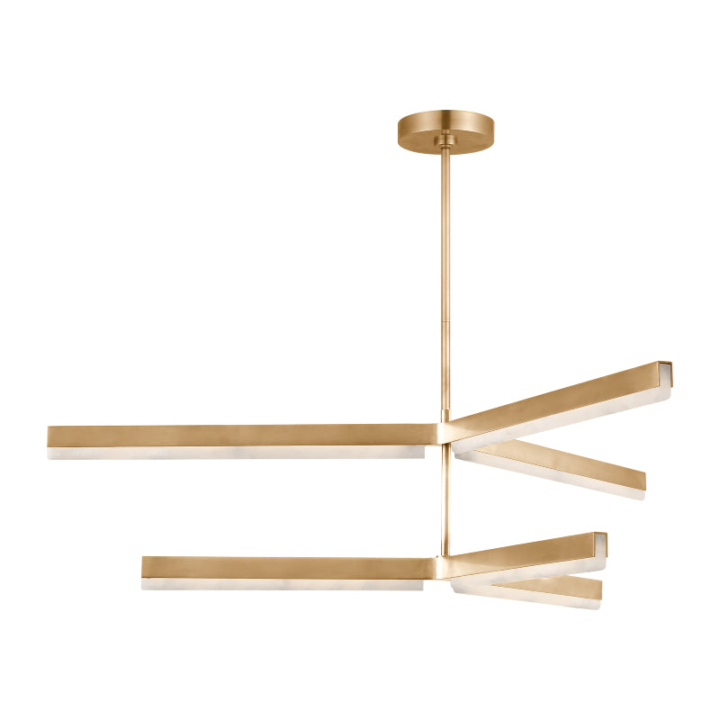 Visual Comfort KWCH704 Linea 4-lt 56" 2-Tier LED Chandelier