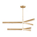 Visual Comfort KWCH704 Linea 4-lt 56" 2-Tier LED Chandelier