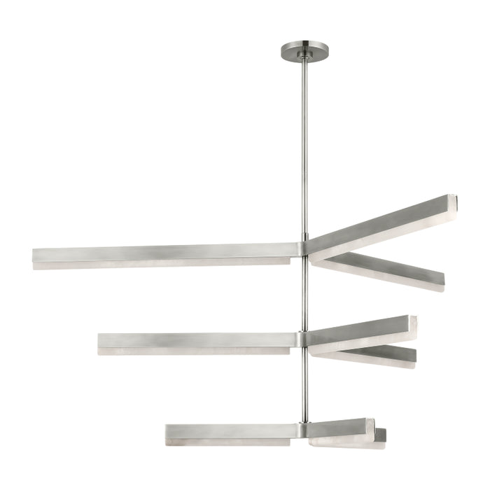 Visual Comfort KWCH705 Linea 6-lt 56" 3-Tier LED Chandelier
