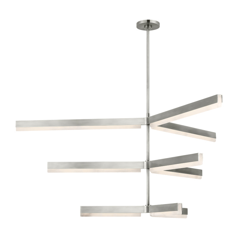 Visual Comfort KWCH705 Linea 6-lt 56" 3-Tier LED Chandelier