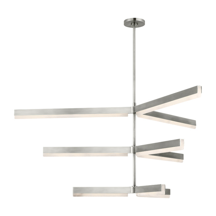 Visual Comfort KWCH705 Linea 6-lt 56" 3-Tier LED Chandelier